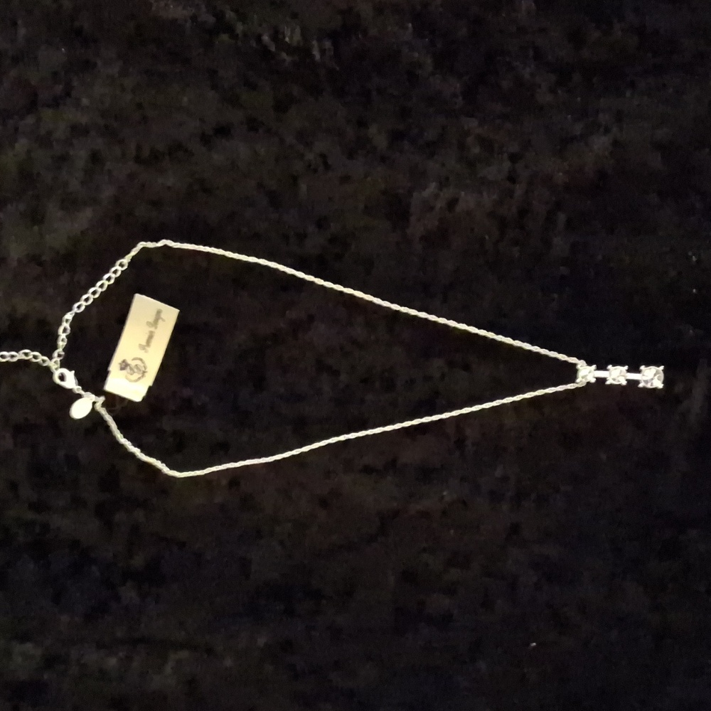 Premier Designs (Time Out) Necklace With Faux Diamonds